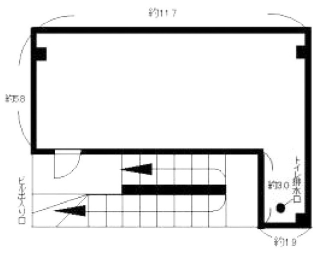 三松ビルB1F 間取り図