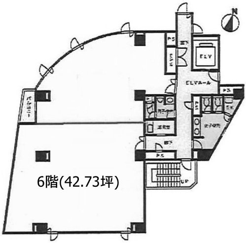 ATK千駄木ビル6F 間取り図