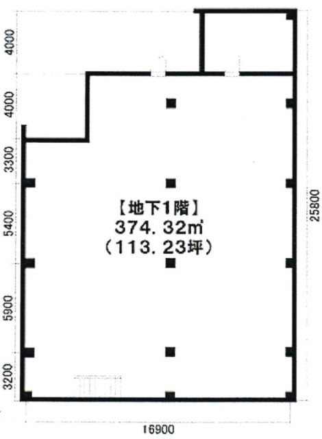 第1住野ビルB1F 間取り図