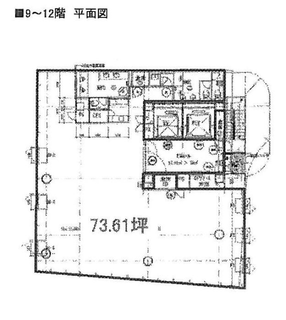 Daiwa目黒スクエア9F 間取り図