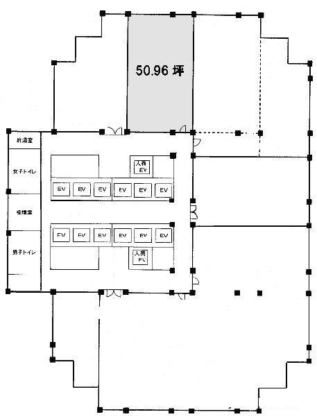 日石横浜ビル24F 間取り図