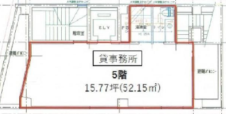 谷口Tokyoビル5F 間取り図
