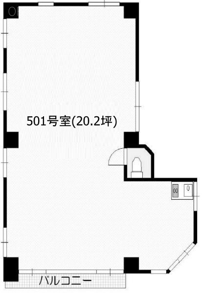 ビズテラス光が丘501 間取り図