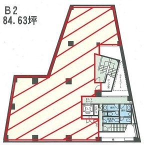 プレファス表参道B2F 間取り図
