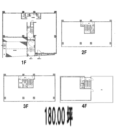 学芸大学第1長岡ビル1-4F 間取り図