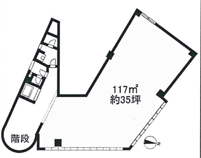 矢部ビルA 間取り図