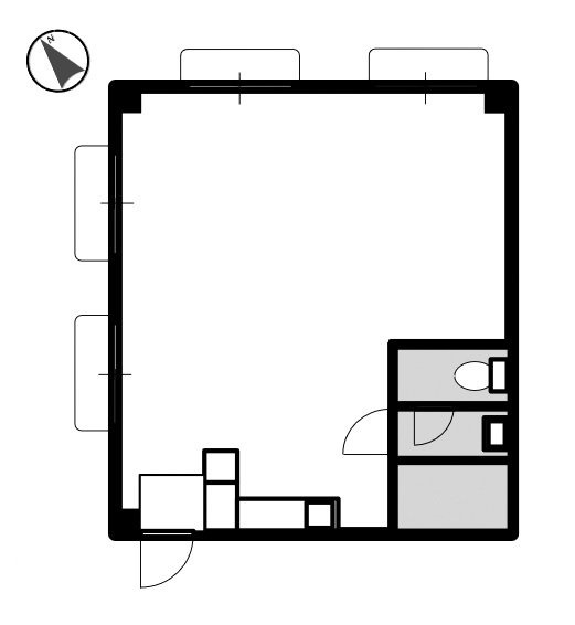 秀和南青山レジデンス601 間取り図