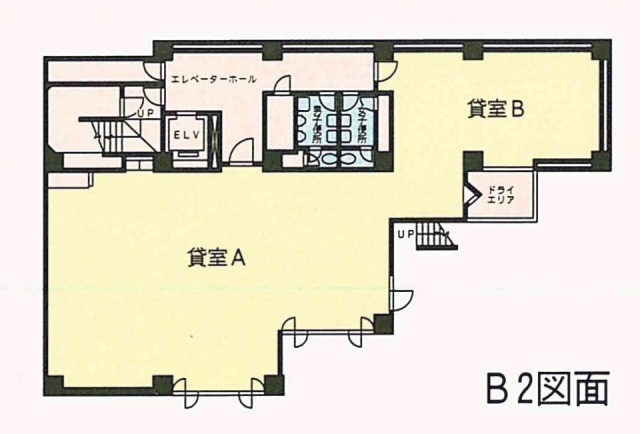 駿河台サンライズB2F 間取り図