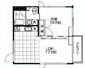 silhouette代々木上原ビル1F 間取り図