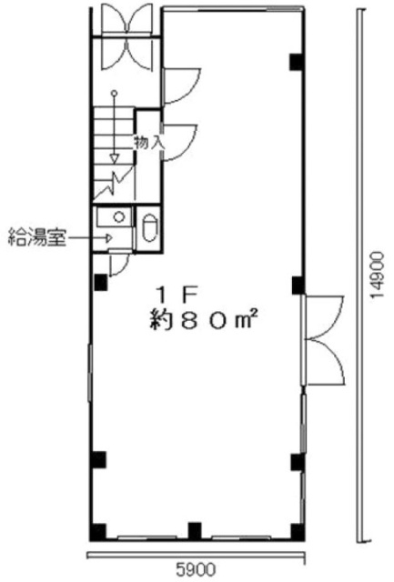 松永ビル1F 間取り図