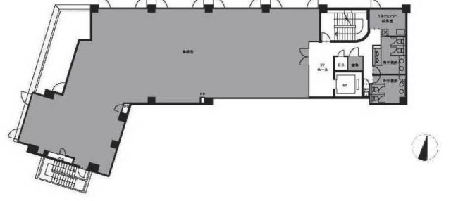 四谷アネックス4F 間取り図