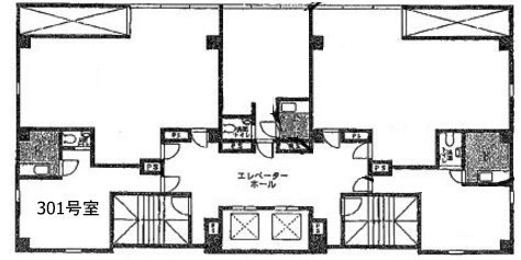 三翔ビル301 間取り図