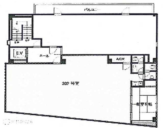 嶋崎ビル3F 間取り図