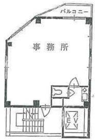 広尾186ビル6F 間取り図