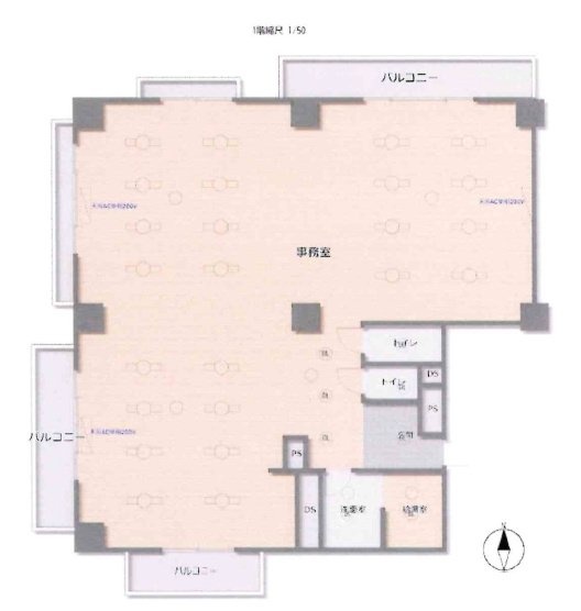 ニュー常磐松マンション301 間取り図