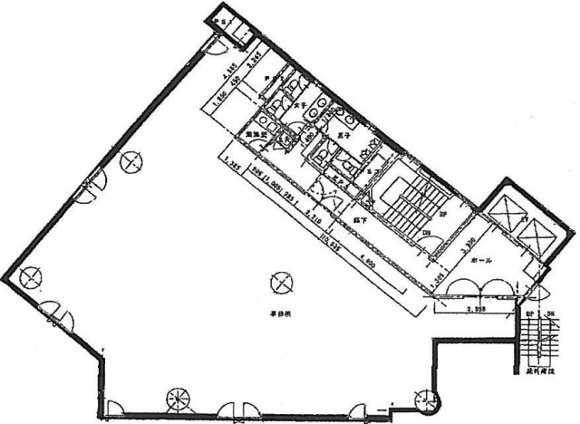 神田三崎町ビル2F 間取り図