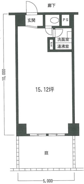 秀和麻布永坂レジデンスビル1F 間取り図