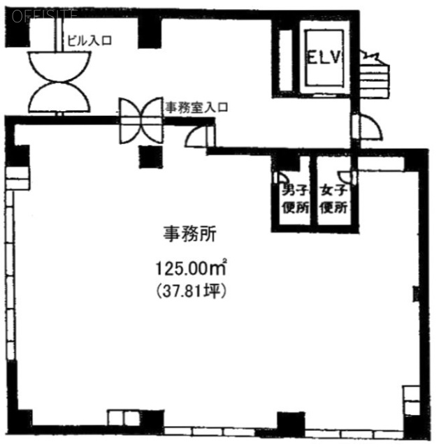 柳川ビル1F 間取り図