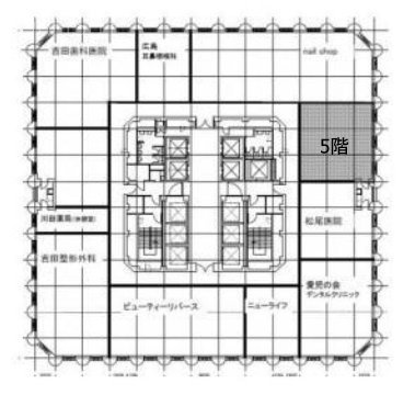 横浜天理ビル5F 間取り図