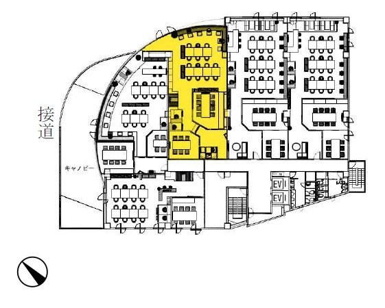 フロンティア代々木B 間取り図