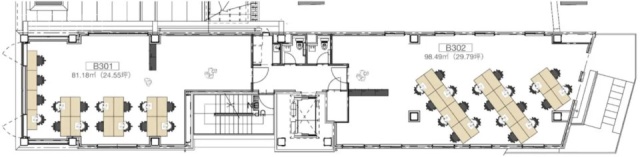 ミカン下北B街区 SYCL(3～5階)301 間取り図