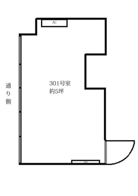 中山ビル301 間取り図