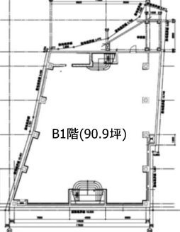 日拓高田馬場ビルB1F 間取り図