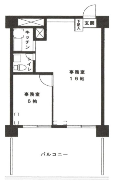 秀和築地レジデンス2F 間取り図