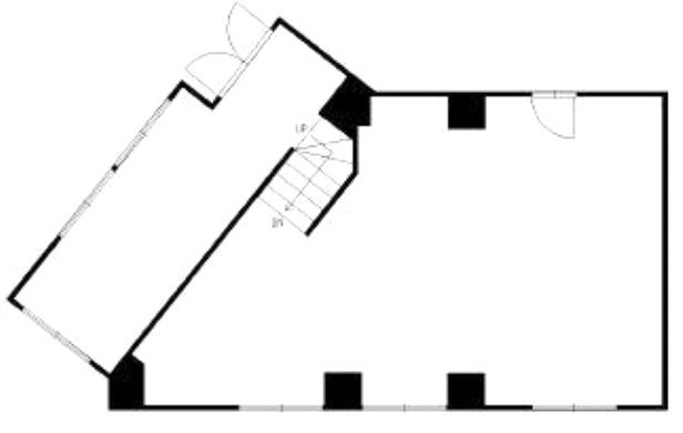 安藤ビル1F～2F 間取り図