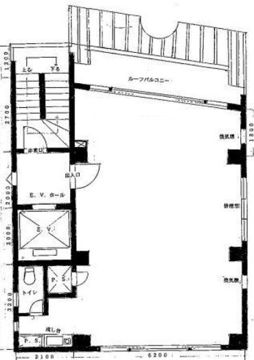 関東ビル5F 間取り図