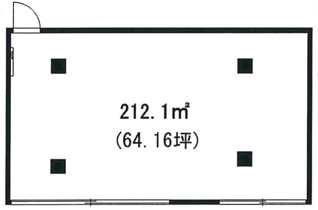 ベルクレールタカムラⅢビルB 間取り図