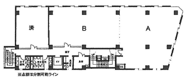 新宿加藤ビルA・B 間取り図