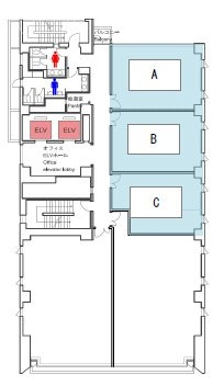 日総第16ビルA-C 間取り図