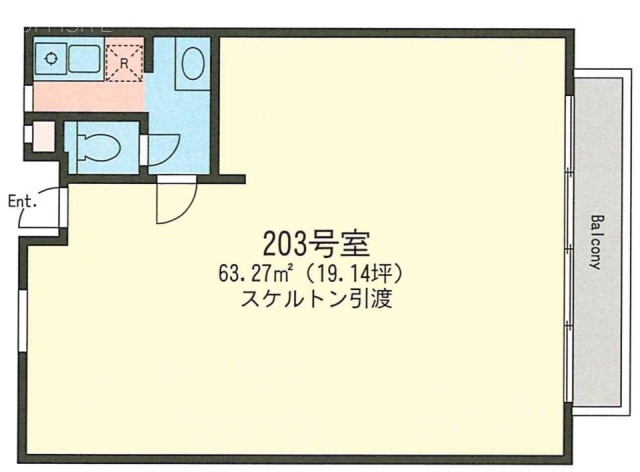 山手マンション203 間取り図