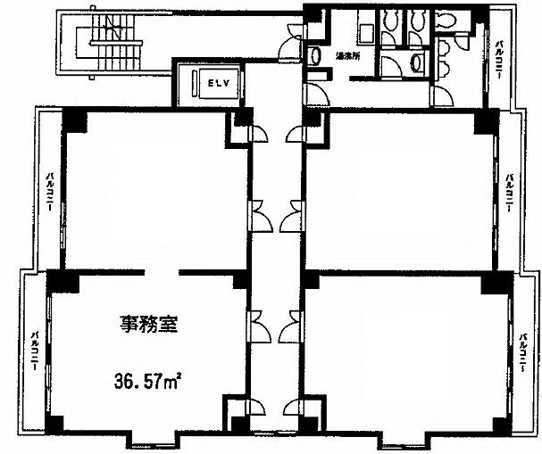 JSビル602 間取り図