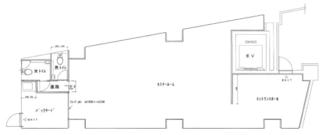 マ・メゾン渋谷公園通りビルB1F 間取り図