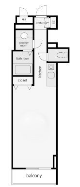 VORT銀座residence703 間取り図