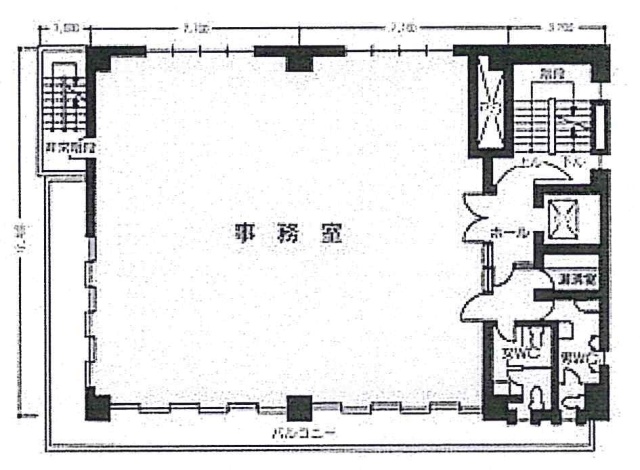 高島屋THビル北館7F 間取り図