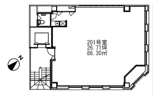 カーザベルソーレ201 間取り図