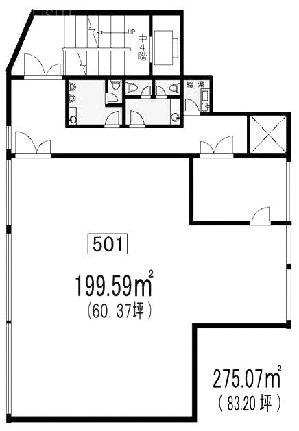 平和ビル501 間取り図