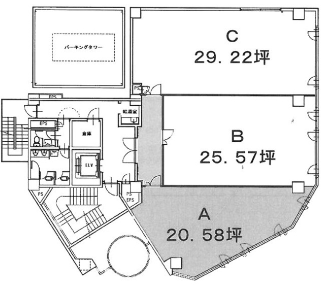 マルヤス機械ビルA 間取り図