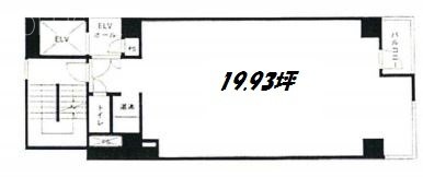 酒井ビル5F 間取り図