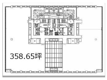 京橋エドグラン7F 間取り図