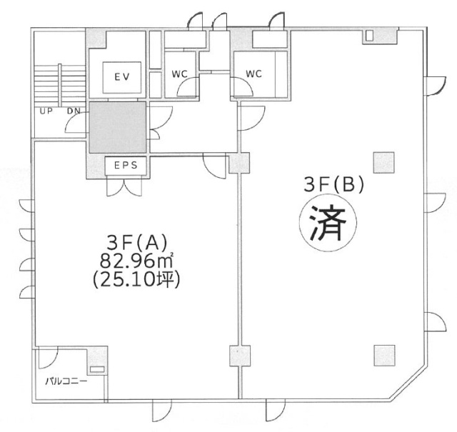 第10平沼ビルA 間取り図