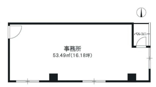 喜多ビル802 間取り図