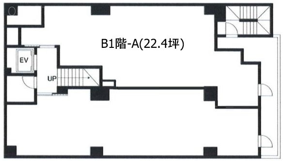 リバーレ麻布十番A 間取り図