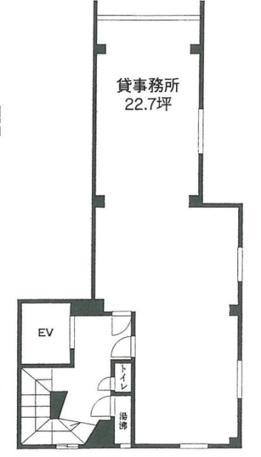 レインボービル3F 間取り図