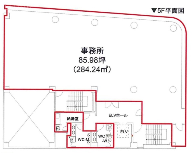 OS築地ビル5F 間取り図