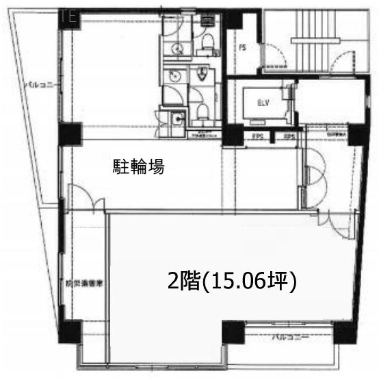 神宮前董友ビルⅡ2F 間取り図