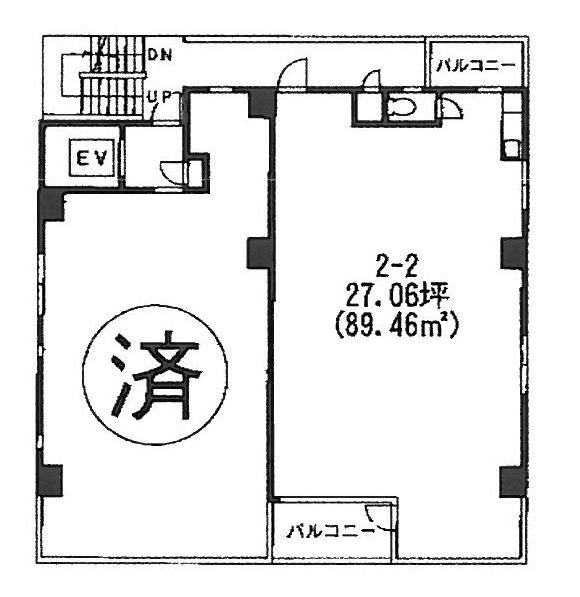 南池袋ビル2-2 間取り図